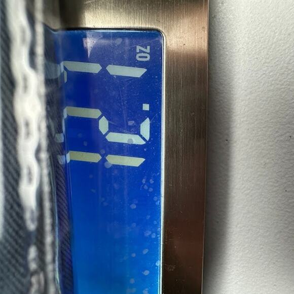 Halara Pants Womens Large Blue Pleated Wide Leg Flowy Career Comfort Preppy - Picture 12 of 13